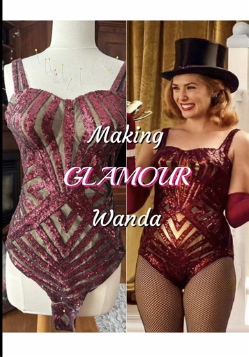 Making Wanda's Glamour Costume from Wandavision - Part 3