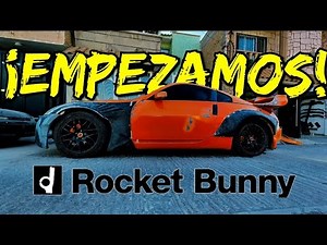 Rocket Bunny 350z Wide Body Kit Installation | Aesthetic Car