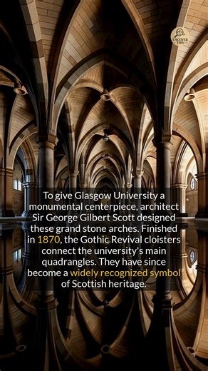 Glasgow Universitys grand stone arches are a celebrated icon of Scottish Gothic Revival architecture. #history #heritage #arthistory | Uncover This