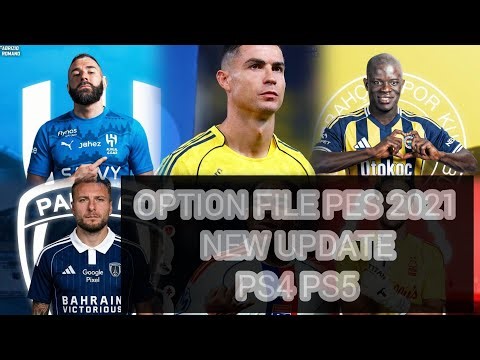 NEW UPDATE OPTION FILE PES 2021 🔥
