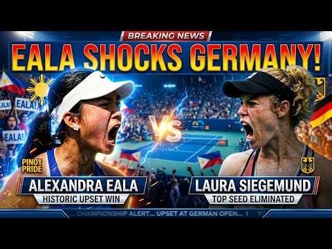 GERMANY STUNNED Alexandra Eala CLASHES with 3x Grand Slam Star LauraSiegemund in MIAMI OPEN SHOWDOWN