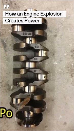 How an Engine Explosion Creates Power