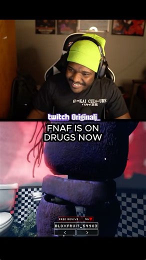 WHT WAS BONNIE DOING TO BRO… #originalj #fnaf #shorts #viral #roblox