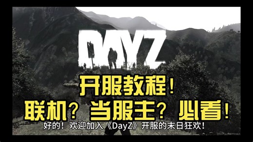《DayZ》开服教程！联机？当服主？必看！
