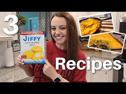 3 EASY JIFFY RECIPES | SIMPLE & TASTY JIFFY CORN MUFFIN MIX RECIPES