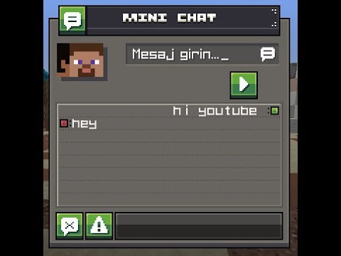Minecraft Visual UI Based Mini Chat plugin (Vanilla)