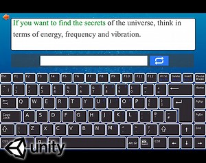 Typing Test - Unity Source Code by NeonSpaceFighter