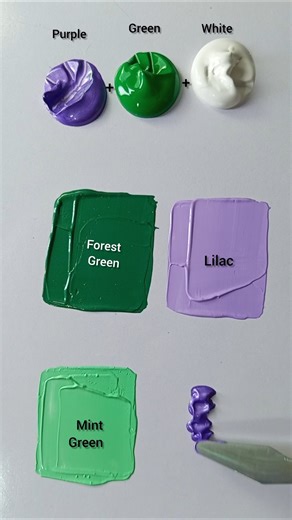 What Happens When You Mix Purple, Green & White?Epic Shades Revealed! 🎨😱#shorts #satisfying #colors