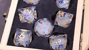 Dragon Liquid Core Dnd Dice Set for Role Playing Games, Christmas Gifts, Liquid Core Dice Set for Dungeons and Dragons, RPG Dice - Etsy