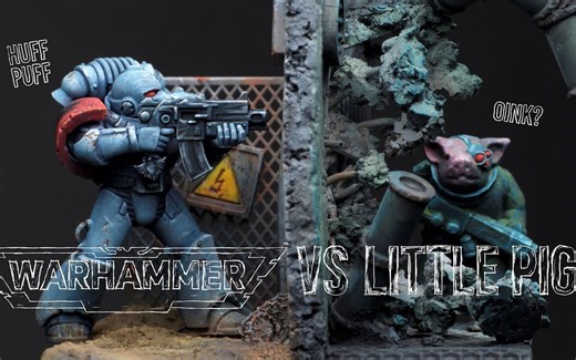 [HD/双语字幕]微缩杂谈: 战锤40k太空野狼-52 Miniatures