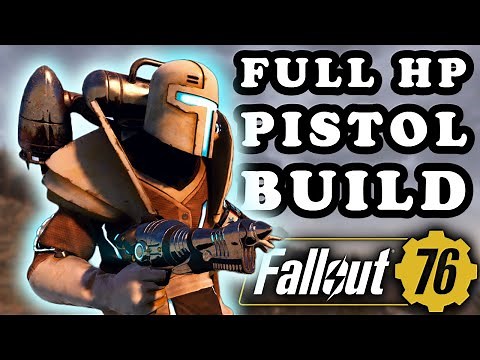Amazing Full HP Gunslinger - Pistol Build with Alien Blaster - Fallout 76