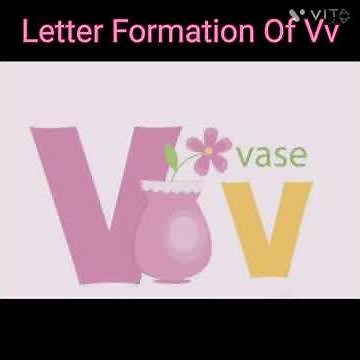 Let's learn the letter formation of letter Vv