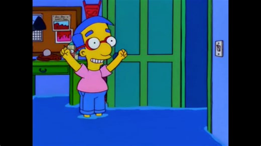 Ohh! I hate these flood pants.. Hey, they're working! My feet are soaked, but my cuffs are bone-dry! Everything's comin' up Milhouse! (S10 E19 - 'Mom and Pop Art') | The Simpsons & Futurama Best Moments