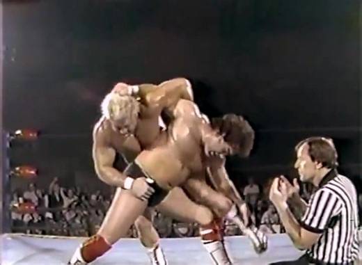 📺 Throwback Thursday: May ’86 National Heavyweight Title on the line — Tully Blanchard vs. Ron Garvin! And just when it couldn’t get any better… Dusty Rhodes joins Tony & David on commentary. One of the most exciting matches ever aired on World Wide Wrestling! #WrestlingHistory #NWA #TBT | The Chronicles Of Wrestling
