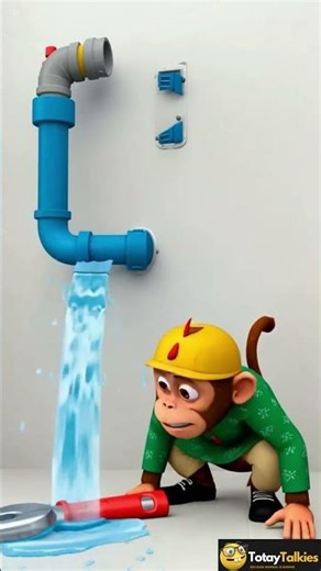 Monkey Plumber Chaos | Hilarious Human-Avatar Skit
