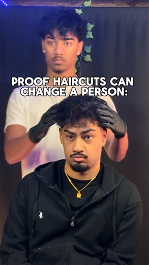 Proof haircuts can change a person: #bramptonbarber #youngbarber #barber #haircut #hairstyle