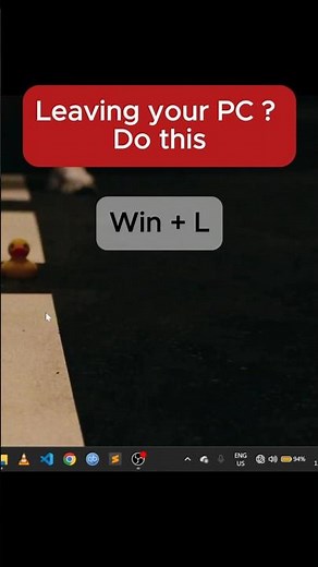 This Keyboard Shortcut Instantly Locks Your PC 🔒(Win + L)