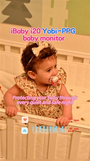 iBaby Labs on Instagram: "“I finally closed the nursery door.” — every mom the first night with iBaby i20 From 1 meter away, Yobi-PPG silently watches heart rate & breathing. No socks. No wires. No waking baby. The second anything slows or shifts → your phone screams red. You’re there before the first tear. No subscription traps. No 2 AM breath checks. Just one soft glow on your screen: “All normal ” Then you sleep. All the way till morning. #iBabyi20 #IFinallyClosedTheDoor #YobiPPG #MomCanSleep