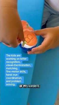 Pumpkin Alphabet Flashlight Match | Fall Letter Recognition Activity #preschoolactivities #daycare
