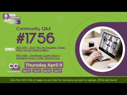 CCO Community Q&A #1756 📱