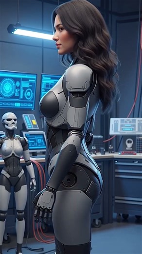 Robot Girl is Complete 🤖✨✔️ | Future Arrival #RobotGirl #FutureTech #technology