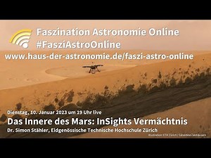 Das Innere des Mars: InSights Vermächtnis – Simon Stähler bei #FasziAstroOnline
