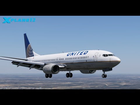 【X-Plane 12】Zibo Mod B738 | Denver(KDEN) to Laredo(KLRD)
