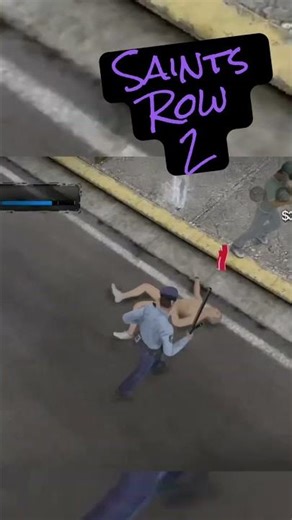 Stop the streaker 😂 #saintsrow #saintsrow2 #retrogaming #gaming #videogames #games #playstation