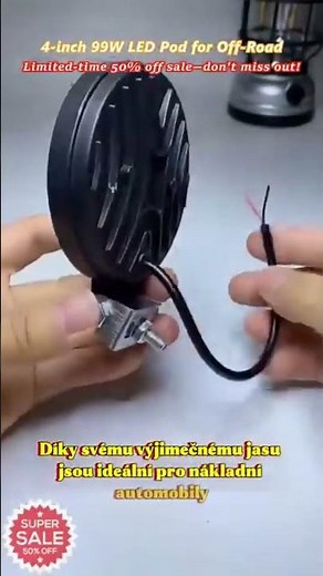 🔦99W terénny reflektor｜Rozsvieti noc ako deň!