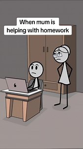 85K views · 2K reactions | When mum.is helping with homework #moms #MomsofTikTok #momsover30 #momsbelike #learning #homework #parents #relatable #kids #students #collegelife #highschool #usa #usa_tiktok | humor animations | Facebook