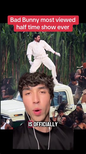 The Bad Bunny show is officially the most viewed SuperBowl halftime show of ALL time. Many people loved and many people boycotted the show? Let me know what your opinion is on this whole situation and if you enjoyed or disliked the performance and why?