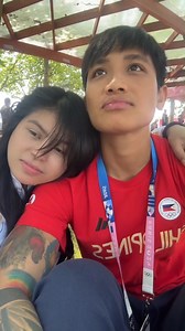 PROUD KAMI SA’YO, HERGIE! ❤️ Filipino boxer Hergie Bacyadan, alongside his wife Lady Denily Digo, expressed their appreciation for fans who supported his #Paris2024 Olympics journey. “Happy ako na na-experience ko ‘yung ganitong level ng competition,” Hergie said in their TikTok post on Wednesday. The boxer’s Olympic debut resulted in an early exit after he ran into a brick wall in China’s Li Qian via unanimous decision on Wednesday evening (Manila time) in Paris. (TikTok/Lady Denily) RELATED: h