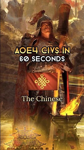 The Chinese - AOE4 Civs in 60 Seconds #ageofempires #aoe4 #ageofempires4