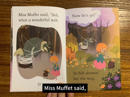 大圣跟读英文绘本Little Miss Muffet 给崽读故事