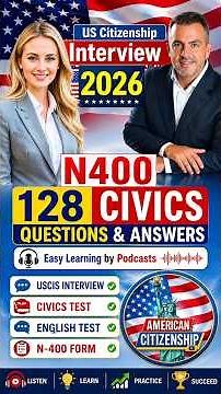 🇺🇸 128 Civics Questions and Answers for the U.S. Citizenship Interview (2025–2026 Updated) | #Shorts
