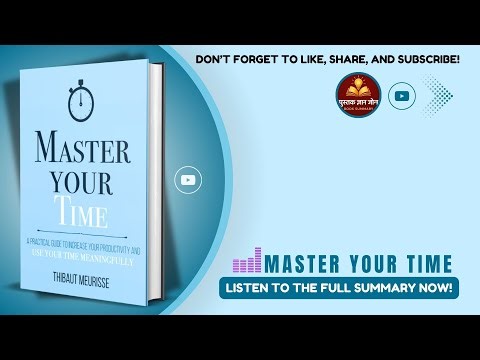 Master Your Time Summary Nepali | समयलाई सही तरिकाले कसरी प्रयोग गर्ने