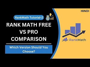 Rank Math Free vs Pro Comparison 2024 - Is the Upgrade Worth It? Full Features Breakdown!