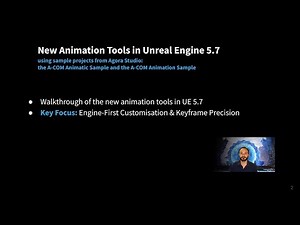 New Animation Tools in Unreal Engine 5.7 using Samples by Agora Studio | Full Tutorial