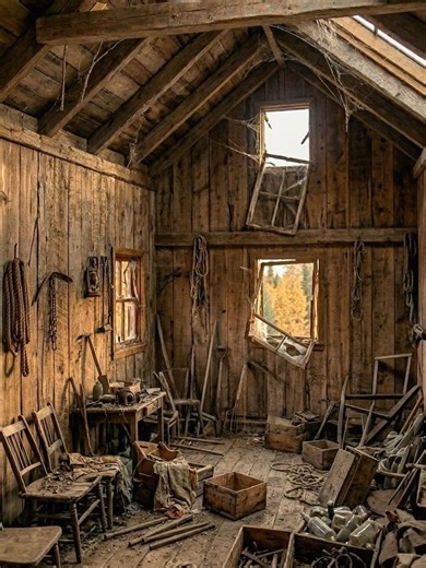 The Ultimate Barn Transformation! ✨ From a forgotten, dusty attic filled with cobwebs and broken relics to a stunning, sun-drenched rustic sanctuary. Watch how we turned this abandoned wooden shell into the tiny home of our dreams! 🌿🕯️ We scrubbed away decades of dust, reinforced those gorgeous original beams, and carved out a cozy mezzanine bed that overlooks the entire space. The addition of warm lighting, a compact farmhouse kitchen, and creamy linens completely breathed new life into these