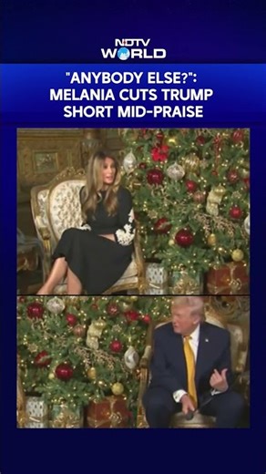"Anybody Else?" Melania Cuts Trump Short Mid-Praise During Christmas Call At White House