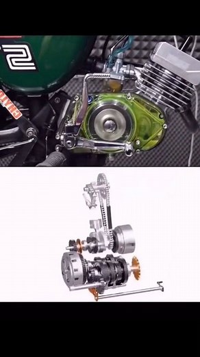 D DesignHub on Instagram: "Bike engine working animation 👉 Follow for more design inspiration @3d.designer_ #3ddesign #bike #engine #cad #3dmodeling #motion #motor #analysis #engineers #engineering #mechanical #automobile #automation #dailydesign #designwork #3d #bikelovers #2stroke #4stroke #clutch #break #3dvisualization"
