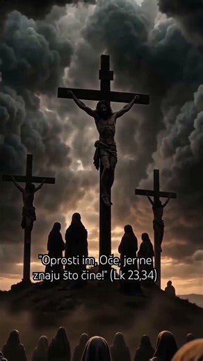 Oprosti svima nama, ljubljeni moj Isuse Kriste.Ti si u mukama umro na križu zbog nas!🙏#isuskrist
