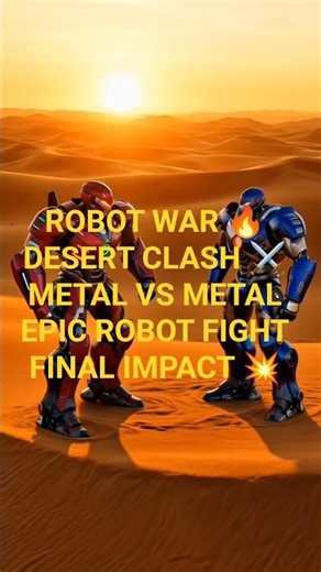 Giant Robots Clash in the Desert ⚔️🔥 | Epic Battle Short #raftwars #roblox #battlemode