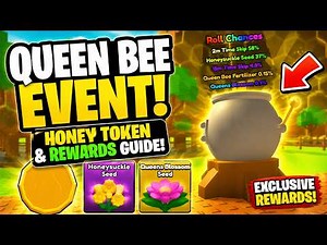 QUEEN BEE EVENT in BUILD A RING FARM Roblox - Honey Token and Rewards Guide