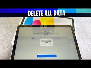 How to Factory Reset the iPad 11th Generation - Delete all data before you sell it