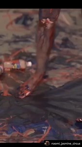 15K views · 50 reactions | Paint, spin, and hoop- @naomi_jasmine_circus!  #aerialhooptricks | Aerial Hoop Tricks | Facebook