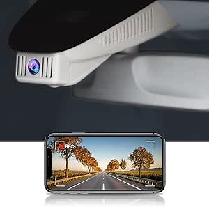 Fitcamx 4K Dash Cam Compatible with Mercedes-Benz GLC 300 & C Class (Model 6079), Integrated OEM Look, Ultra HD 2160P Video, Loop Recording, Built-in WiFi & APP, Gravity Sensor, Plug & Play, 64GB Card