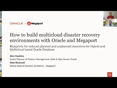 How to build multicloud DR environments with Oracle and Megaport