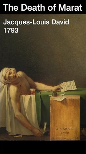 The Death of Marat (1793), One Minute Art