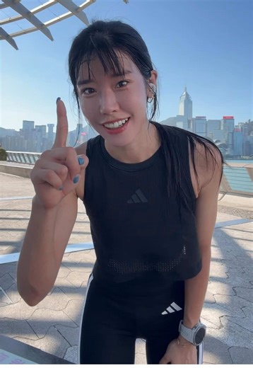 홍콩에서의 10km 조깅 브이로그